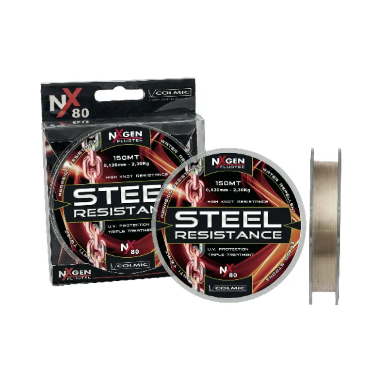 Monofilo Colmic NX80 Steel Resistance 150 mt