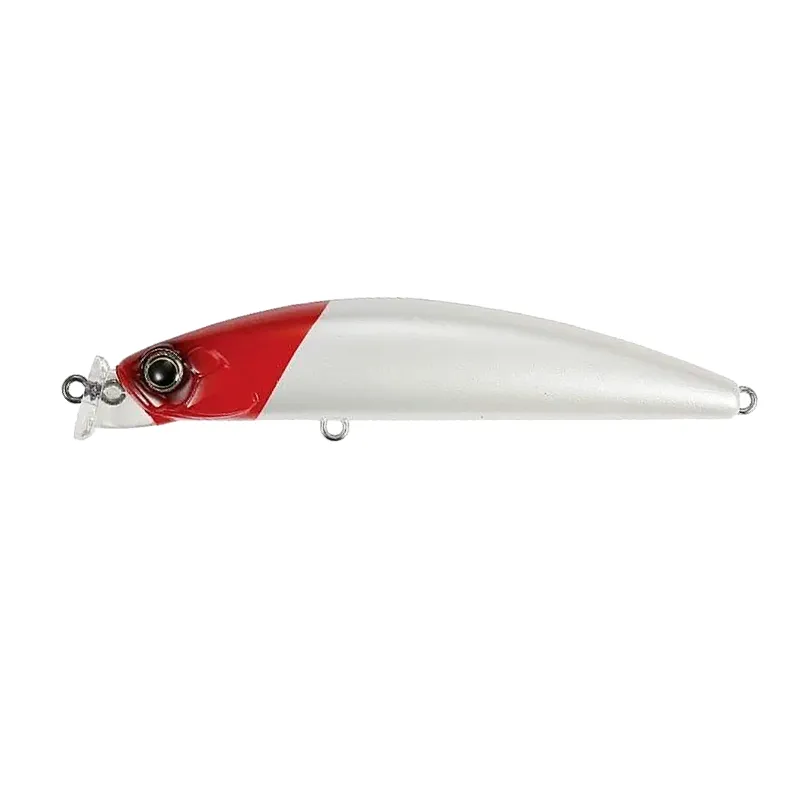 Artificiale Jerkbait Duo Terrif DC-9 Bullet 7.5 cm 10.2 gr Pearl Red Head