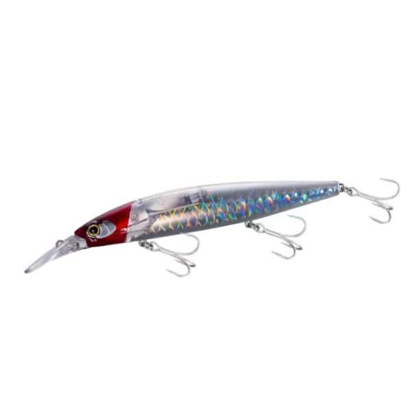 Artificiale Jerkbait Shimano Exsence Dive Assassin 125mm 28 gr Red Head
