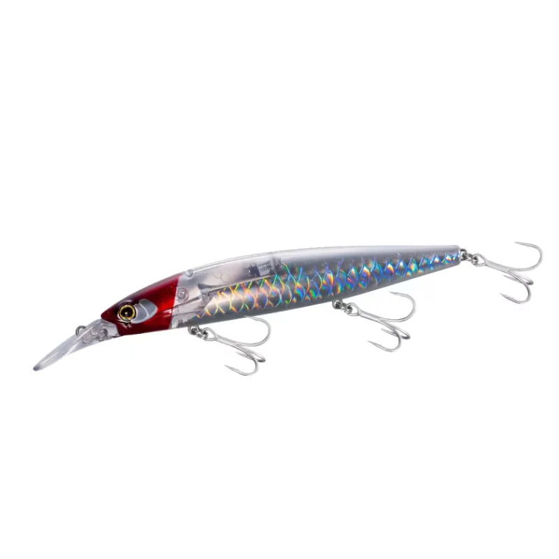Artificiale Jerkbait Shimano Exsence Dive Assassin 125mm 28 gr Red Head