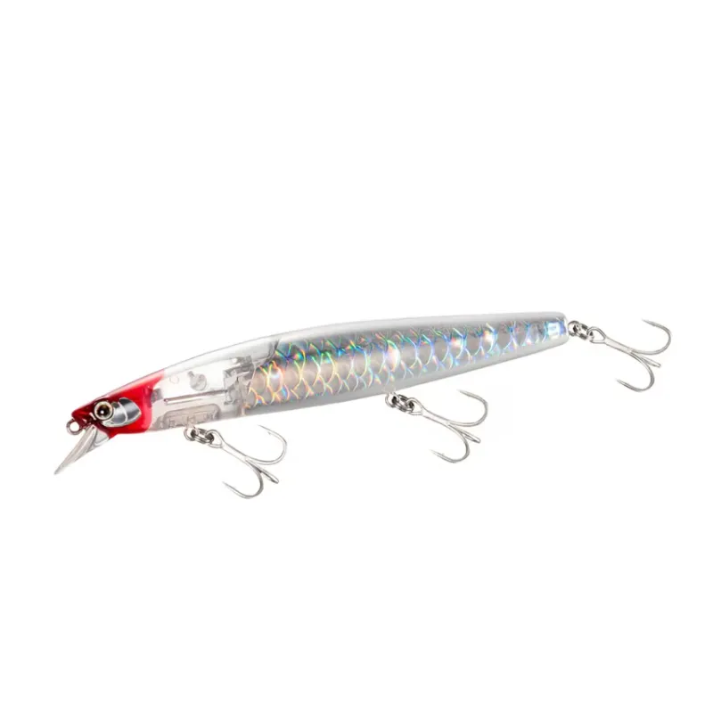 Artificiale Jerkbait Shimano Exsence Silent Assassin FB 129mm 26 gr Red Head