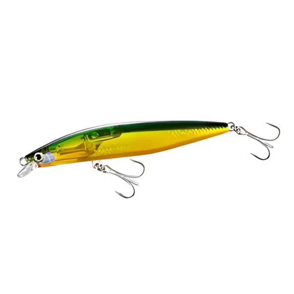 Artificiale Jerkbait Shimano Exsence Strong Assassin AR-C 125mm 27 gr Green Gold