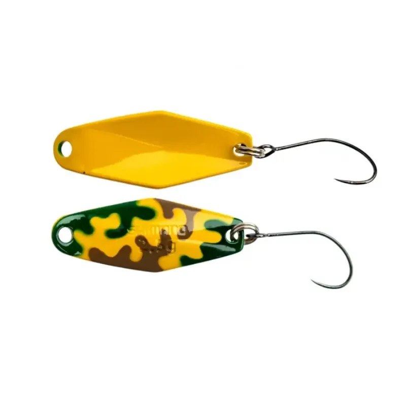 Artificiale Shimano Spoon Wobble Swimmer 2,5 gr Mustard Green