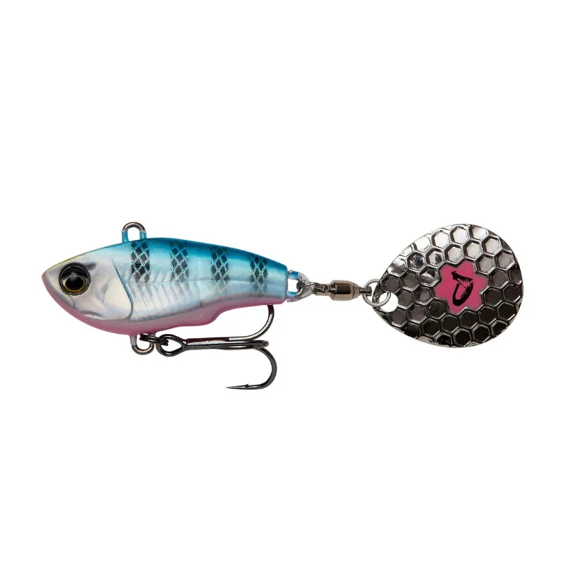 Artificiale Spinner Savage Gear Fat Tail Spin 5.5 cm 9 gr Blue Silver Pink