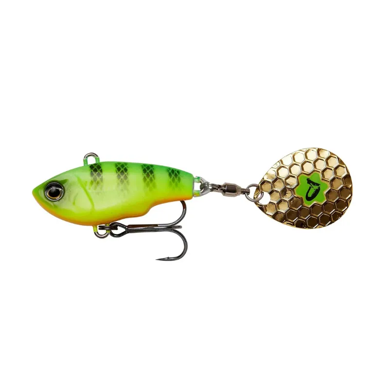 Artificiale Spinner Savage Gear Fat Tail Spin 6.5 cm 16 gr Fire Tiger