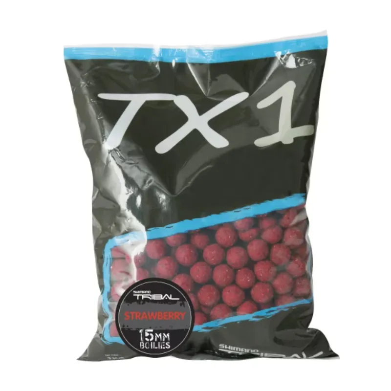 Boilies Shimano TX1 Strawberry 1 kg