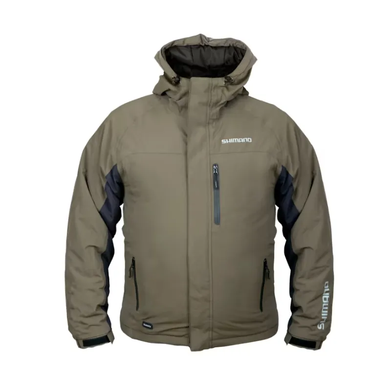 Giacca imbottita Shimano Rain Jacket Verde