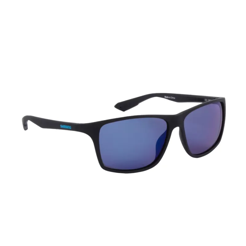 Occhiali Shimano Matte Black & Blue Mirror