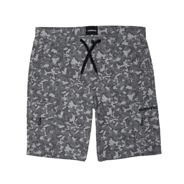 Pantaloncini Shimano Cargo Grigio Camouflage