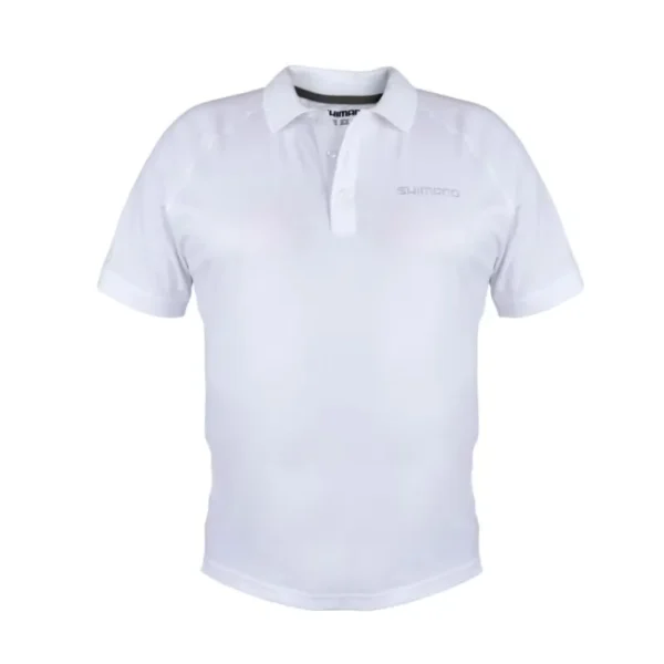 Polo Shimano Short Sleeve Bianco
