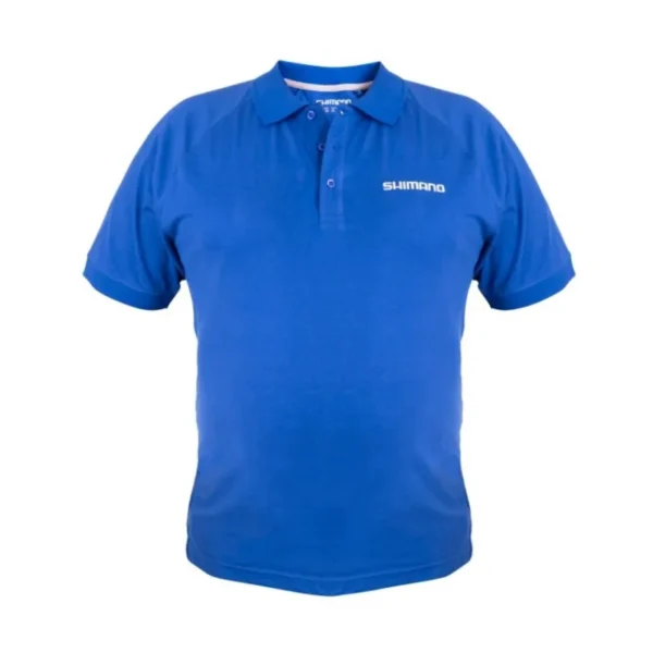 Polo Shimano Short Sleeve Blu