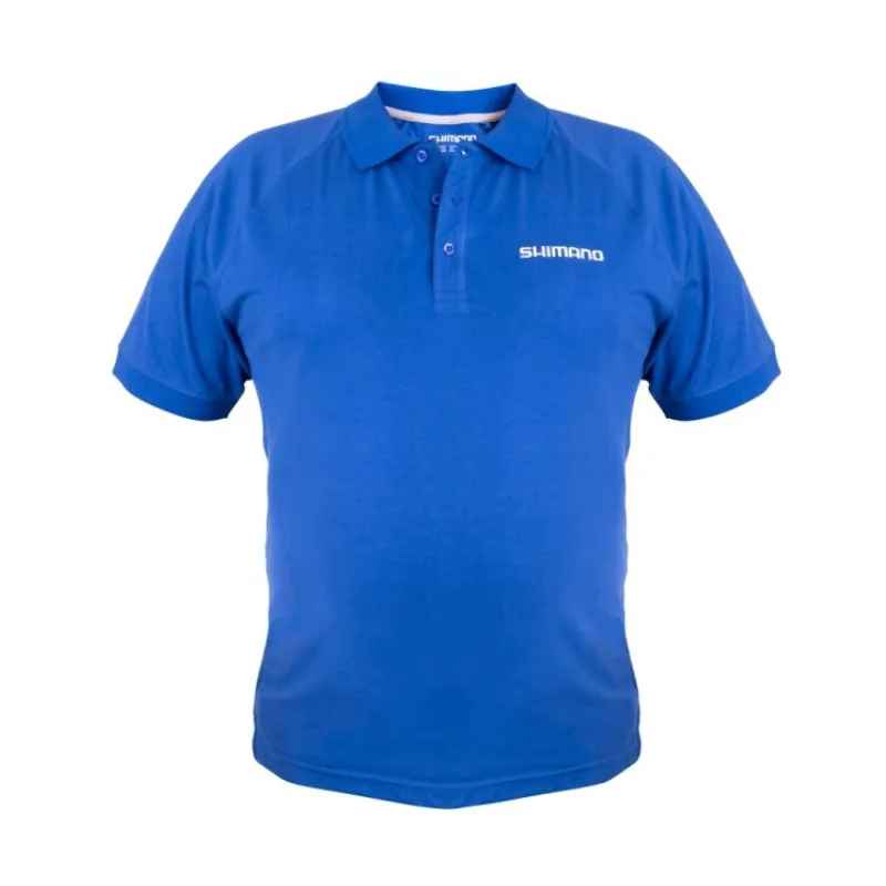 Polo Shimano Short Sleeve Blu