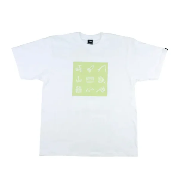 T-Shirt Daiwa Print Bianco
