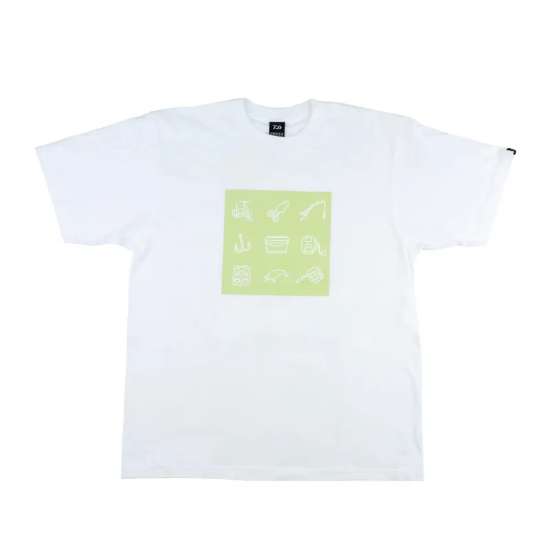 T-Shirt Daiwa Print Bianco
