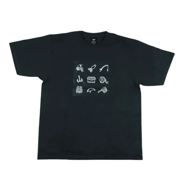 T-Shirt Daiwa Print Nero