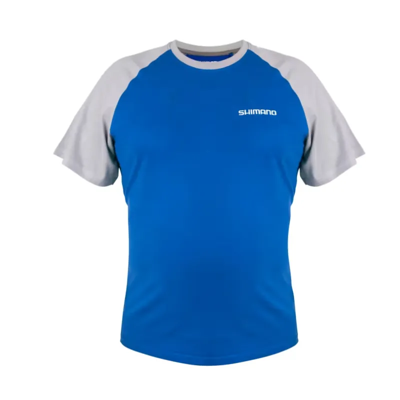 T-Shirt Shimano Short Sleeve Blu