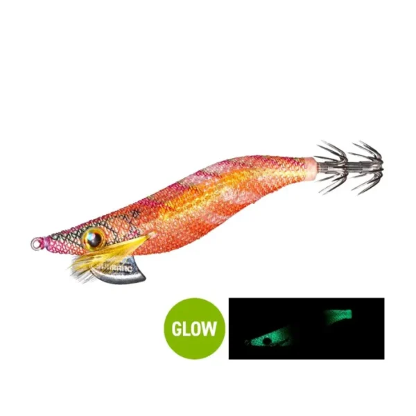 Totanara Egi Shimano Sephia Clinch FB Rattle 10g Orange Glow
