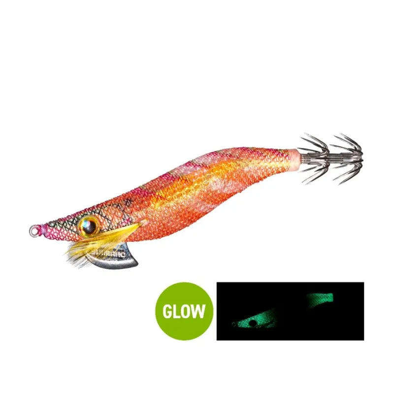 Totanara Egi Shimano Sephia Clinch FB Rattle 10g Orange Glow