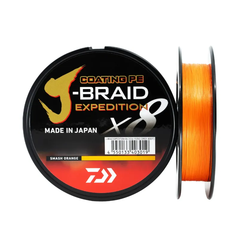 Trecciato Daiwa J-Braid Expedition X8 150 mt Orange