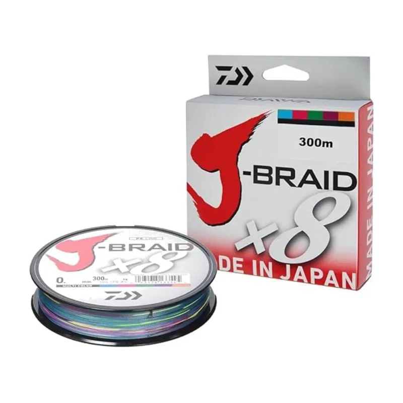 Trecciato Daiwa J-Braid X8 500 mt Multicolor
