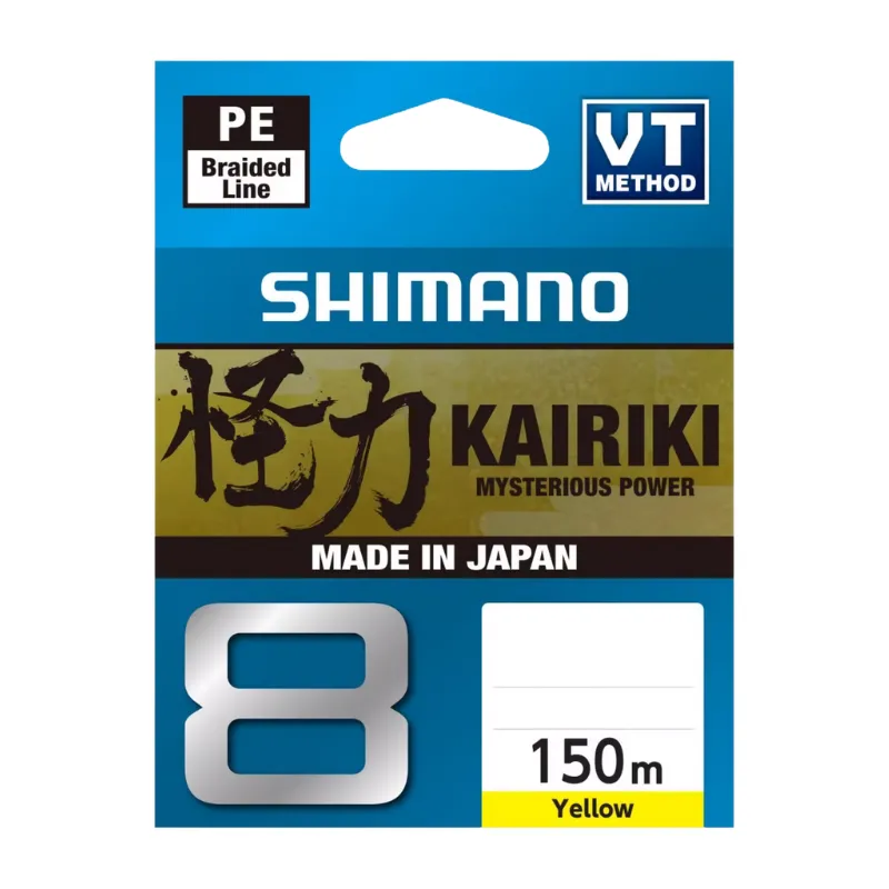 Trecciato Shimano Kairiki 8 150 mt Yellow