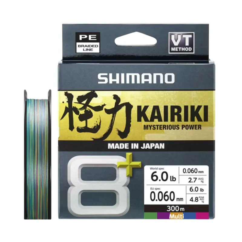 Trecciato Shimano Kairiki 8+ 300 mt Multicolor