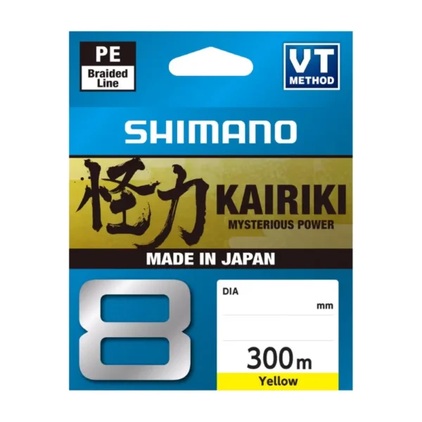 Trecciato Shimano Kairiki 8 300 mt Yellow