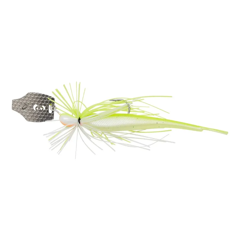 Artificiale Chatterbait Savage Gear Crazy Swim Jig 12.5 cm 14.5 gr Yellow White