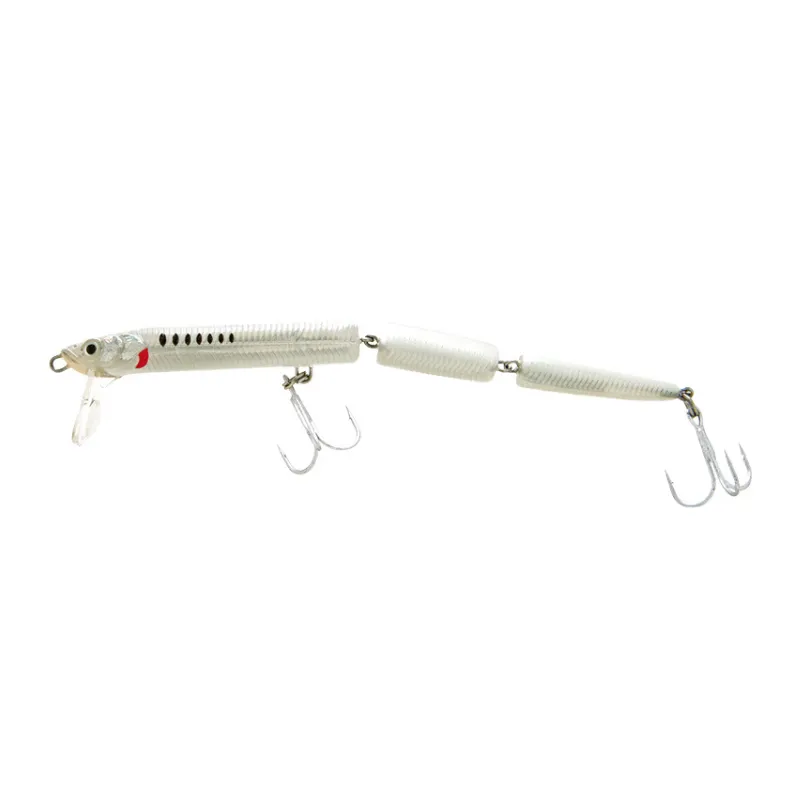Artificiale Hardbait Molix Jointed Sandeel 13.5 cm 15 gr Ghost White