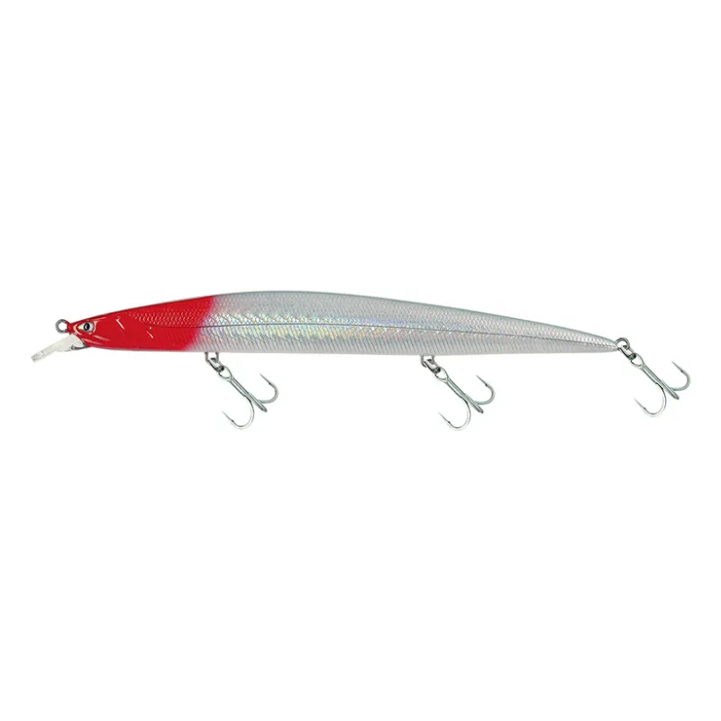 Artificiale Jerkbait Molix Jugulo Jerk 18 cm 30 gr Red Head