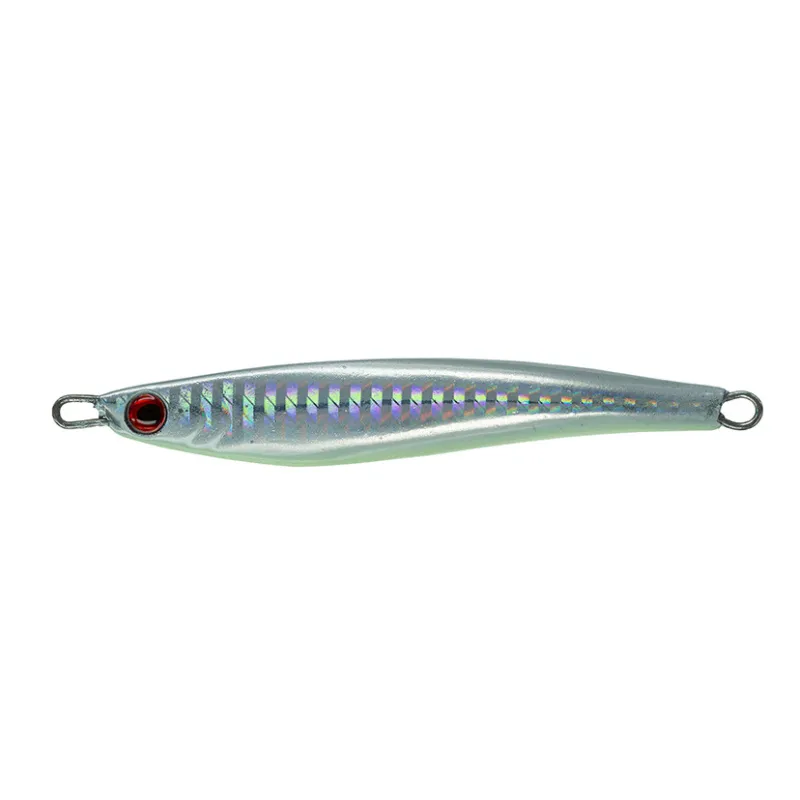 Artificiale Metal Jig Molix Jugolo FS 9 cm 52 gr Silver White