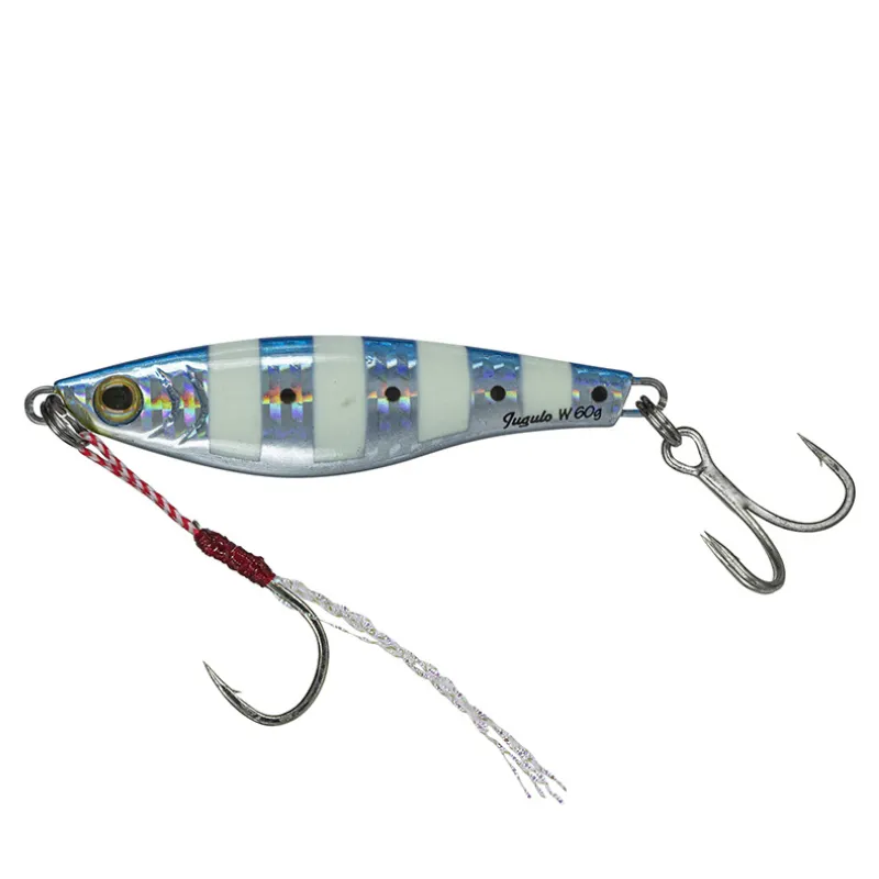 Artificiale Metal Jig Molix Jugulo Wide Casting 4.5 cm 10 gr Blue Zebra