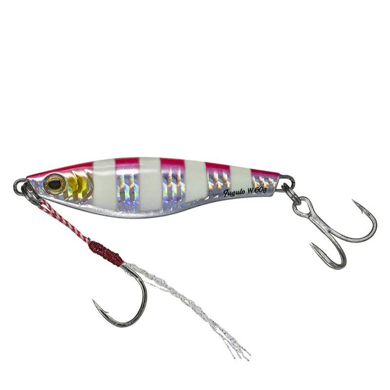 Artificiale Metal Jig Molix Jugulo Wide Casting 7 cm 40 gr Pink Zebra