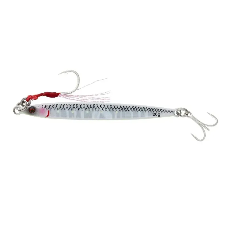 Artificiale Metal Jig Savage Gear Sardine Slider Micro 6.2 cm 10 gr White Glow