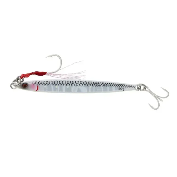 Artificiale Metal Jig Savage Gear Sardine Slider Micro 8.5 cm 20 gr White Glow