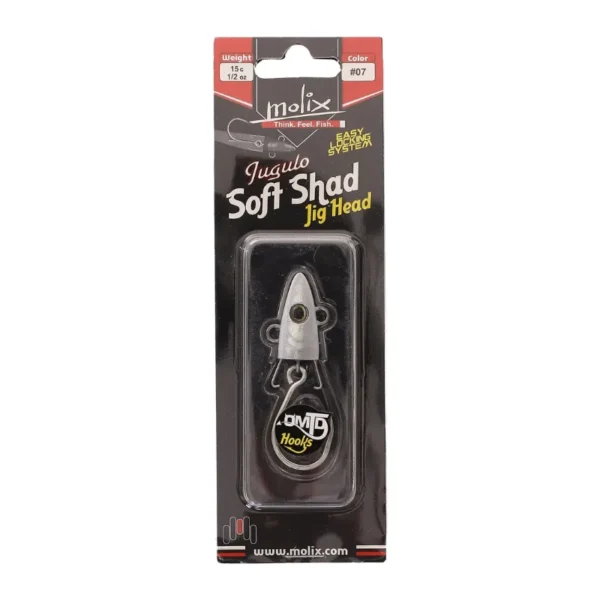 Artificiale Shad Molix Jugulo Jig Head 15 gr White