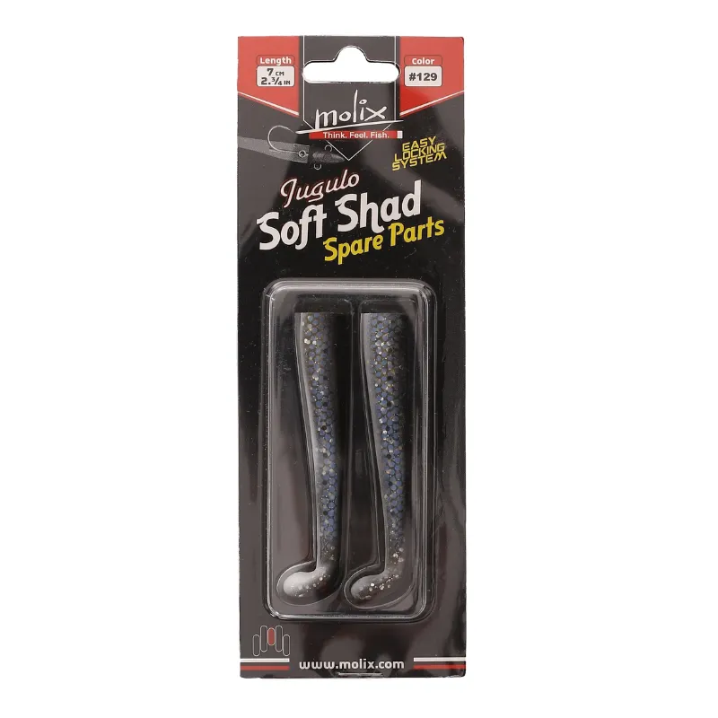 Artificiale Shad Molix Jugulo Soft 2.75'' - 7 cm Sarda