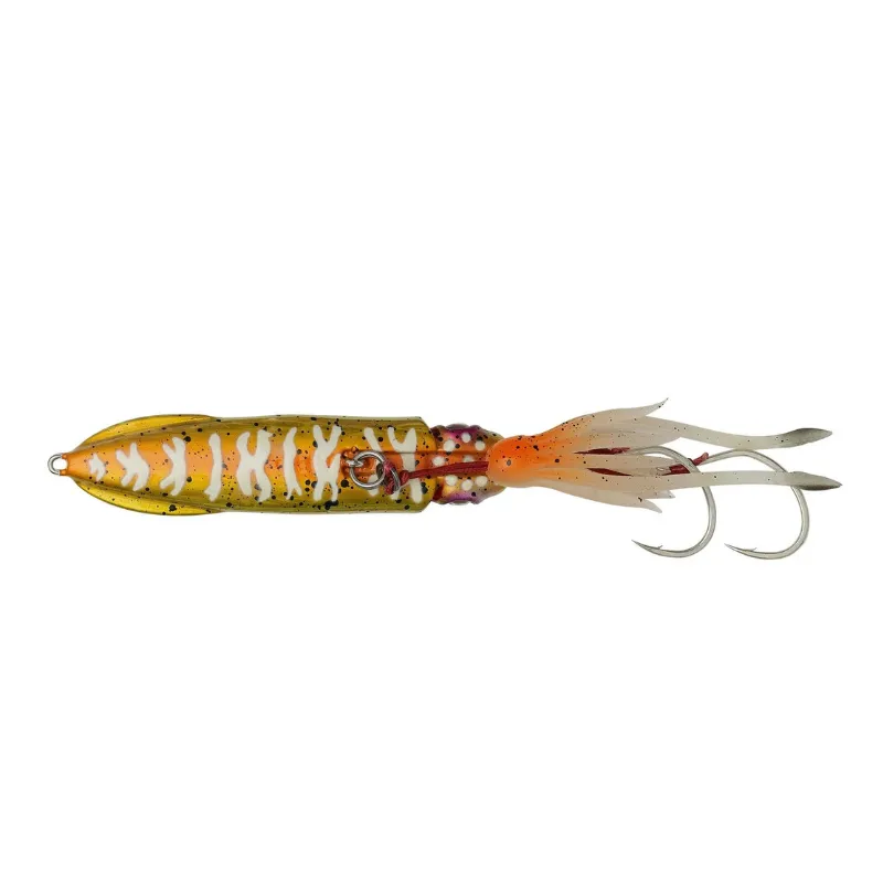 Artificiale Softbait Savage Gear Swim Squid Inchiku 10.3 cm 180 gr Orange Gold Glow