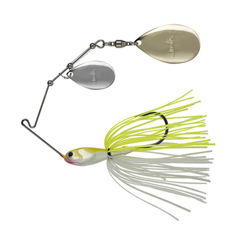 Artificiale Spinner Molix Muscle Ant Double Indiana 14 gr White Chartreuse