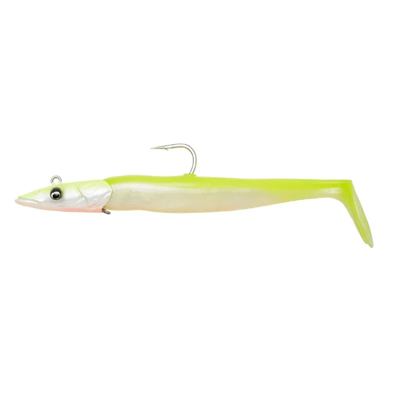 Artificiale Swimbait Savage Gear Sandeel V2 12 cm 22 gr Lemon Back