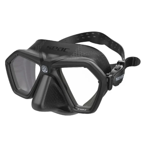 Maschera subacquea Seac Sub Eagle TrasparenteNero