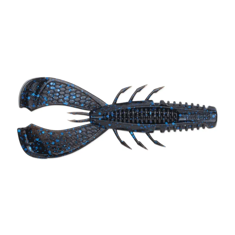 Artificiale Craw Rapala Crushcity Cleanup Craw 9 cm Black Blue Flake