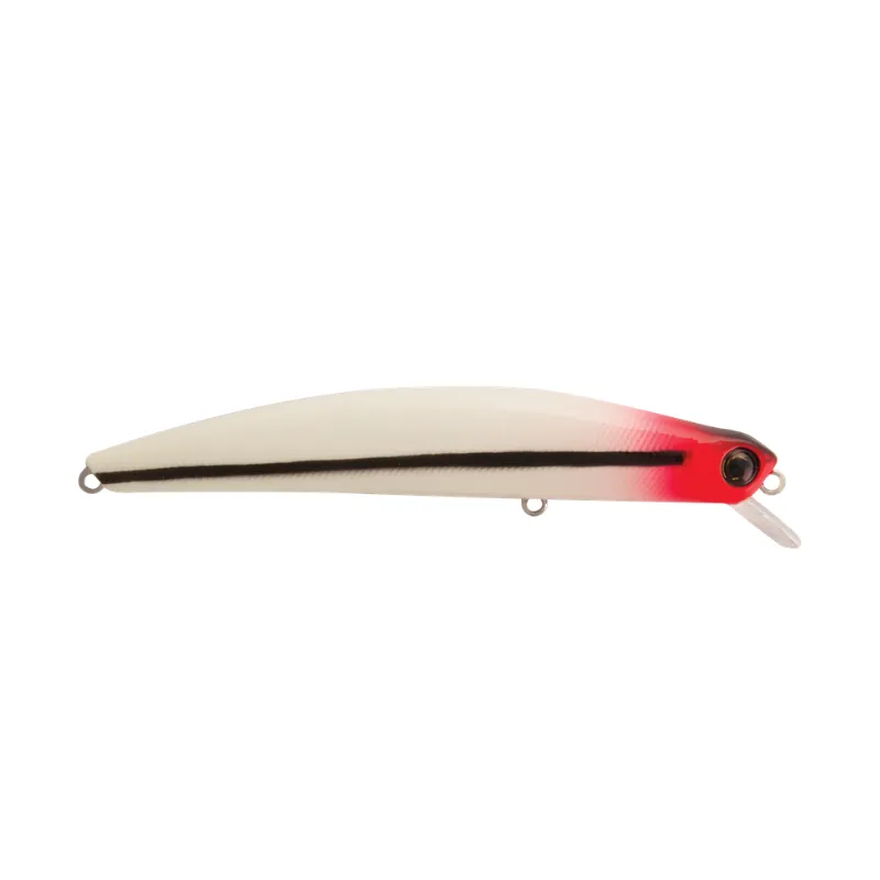 Artificiale Minnow Rapture Delta Wolker 10 cm 11 gr Glow Red Head