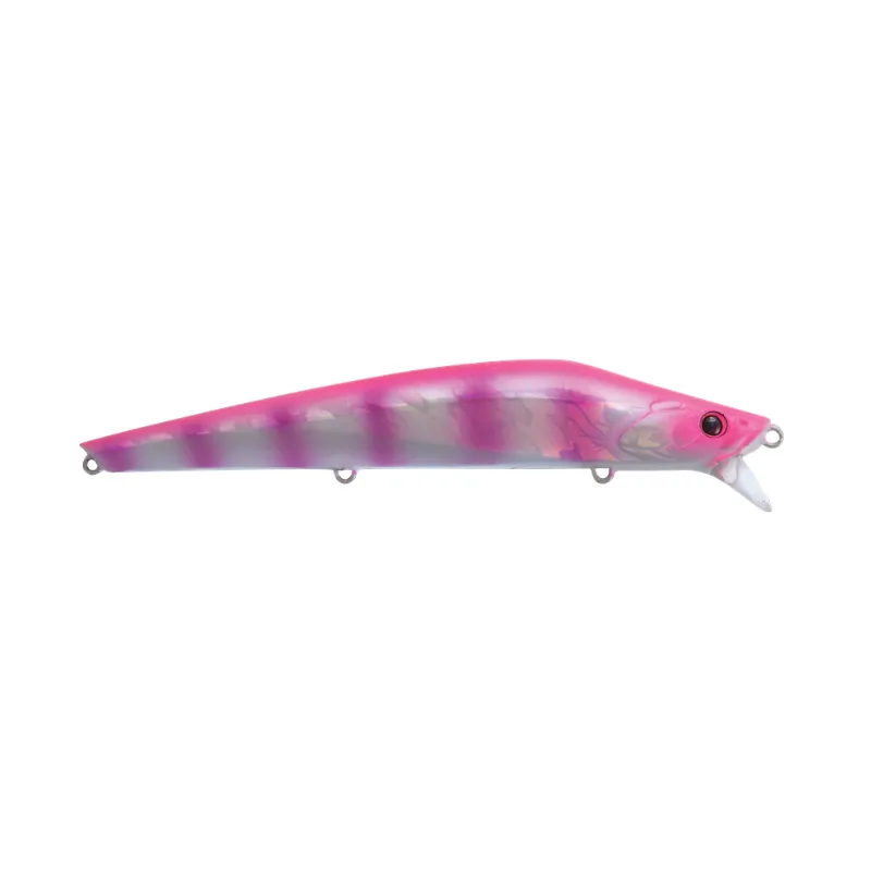 Artificiale Minnow Rapture Lubina 12.5 cm 22 gr Zebra Pink