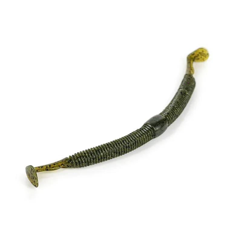 Artificiale Worm Molix Sneaky Worm 5'' - 13 cm Green Pumpkin
