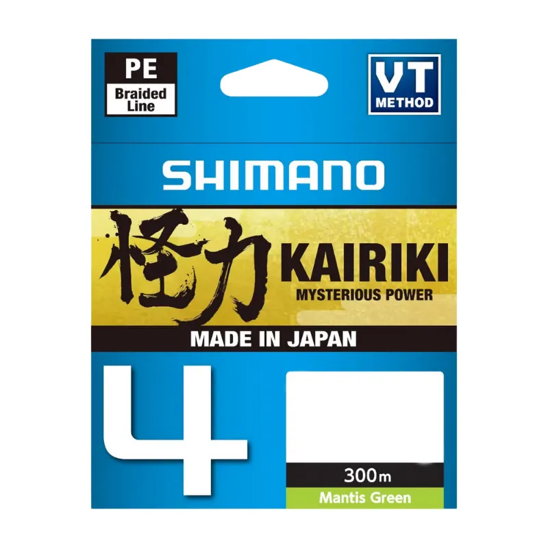Trecciato Shimano Kairiki 4 300 mt Mantis Green