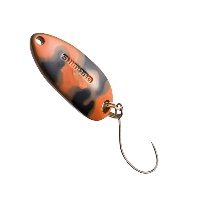 Artificiale Shimano Spoon Cardiff Roll Swimmer 2,5 gr Brown Orange