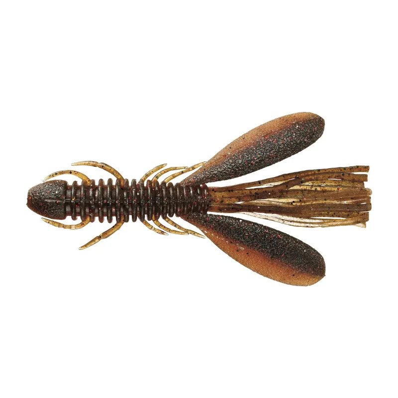 Artificiale Craw Daiwa Rattlin Tube Hog 9.7 cm Green Pumpkin Orange