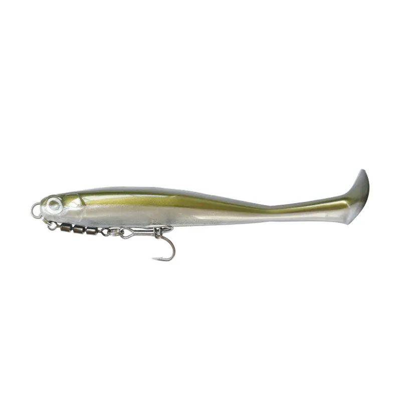 Artificiale Shad Fiiish Pit Swimmer 10 cm 9 gr Combo Khaki
