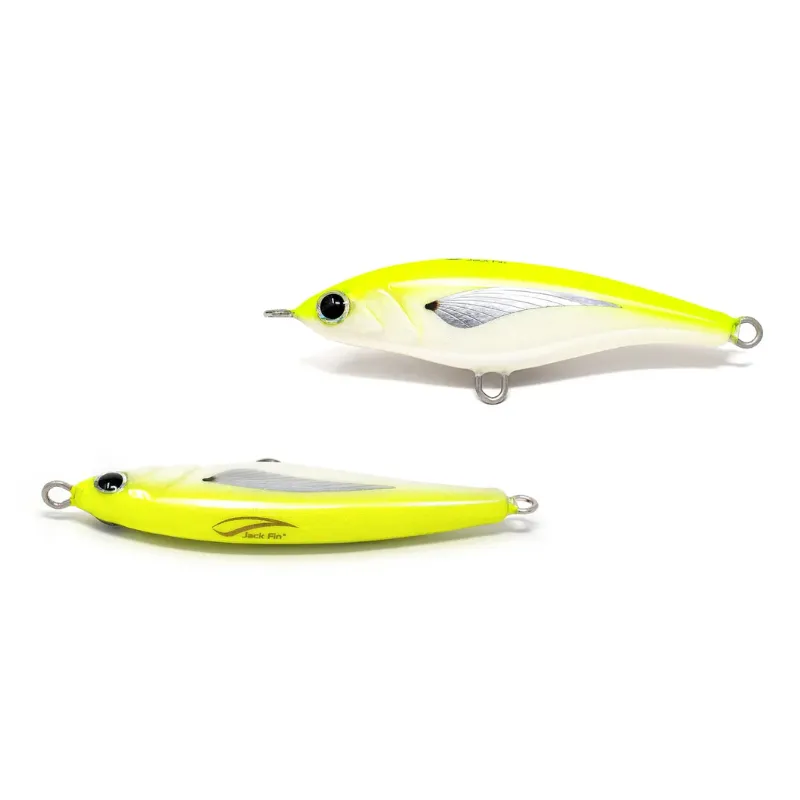 Artificiale Stickbait Jack Fin Pelagus 75-S Yellow Fluo
